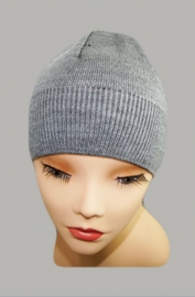 шапка женская  ЖД - 201 серая